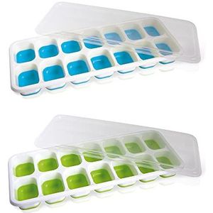VB VIN BOUQUET FIE 962 ijsblokjesvorm, rechthoekig, blauw en groen, 2 stuks