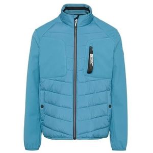 s.Oliver 2161108 Softshelljas voor heren, Turkoois, L