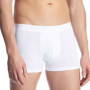 CALIDA Cotton Code Boxer, wit (Weiss 001), L, heren, Wit.