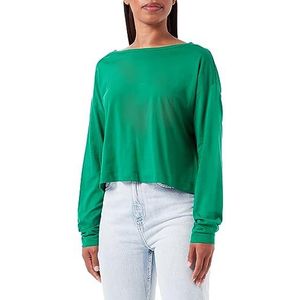 United Colors of Benetton T-shirt M/L 31vkd104i Dames T-shirt (1 stuk), Groen (Forest Green) 1u3