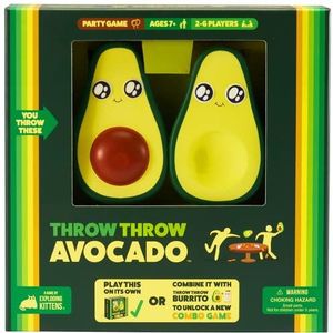 Gooi Throw Avocado by Exploding Kittens - Kaartspellen voor volwassenen tieners en kinderen - Fun Family Games - Een Dodgeball Card Game