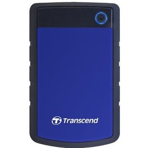 Transcend TS4TSJ25H3B 4TB | StoreJet 25H3P rugged 2,5'' externe harde schijf - USB 3.1 Gen 1 Interface - Navy Blue