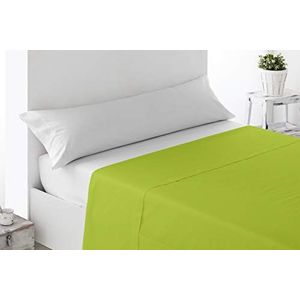 Miracle Home. Zacht en comfortabel laken, 100% geborstelde microvezel, kreukvrij en anti-peeling. 210 x 270 cm, bed 135 cm, pistache