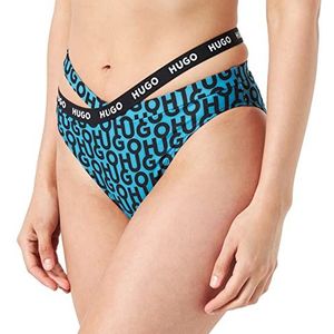 HUGO dames monogram bikini, Open Blue461