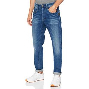 G-STAR RAW Morry Herenjeans, 3D relaxed, tapered_loose fit, Blauw (antische fade Oregon Blue B631-b820)