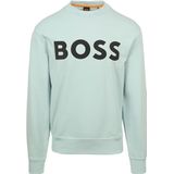 BOSS Webasiccrew trainingspak voor heren, turquoise/Aqua446