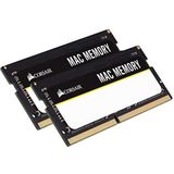 Corsair Mac Memory SODIMM 16 GB (2 x 8 GB) DDR4 2666 MHz CL18 geheugen voor Mac-systemen, Apple gecertificeerd - zwart