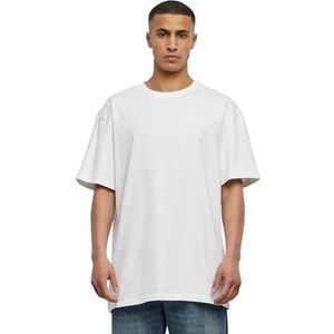 Urban Classics Heavy oversized T-shirt voor heren met schoudervrij van dik jersey in meer dan 10 kleuren van S tot 5XL, Wit