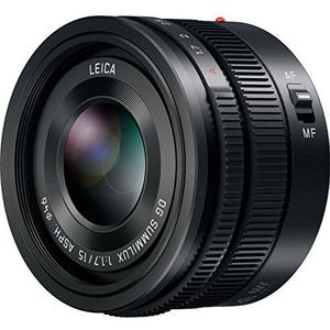 Panasonic LUMIX G Leica DG SUMMILUX professionele spiegelloze lens 15 mm F1.7 ASPH H-X015K zwart