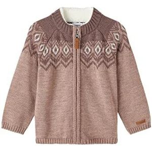 Name It Nmfwriss Wool Ls Knit Card Xxiii Cardigan voor meisjes, Antler