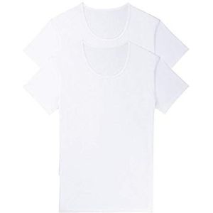 Sloggi 24/7 SH 03 O-hals 2P, heren T-shirt, wit, maat 7, Wit.