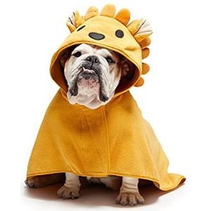 Barkbox Hoogwaardige absorberende hondenhanddoek - sneldrogende badjas met capuchon voor bad en strand - luxe en zachte badjas voor alle rassen - sneldrogend