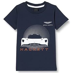 Hackett London Amr Car Sun Tee Kids T-Shirt Navy 3 jaar, Navy Blauw