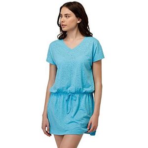 LOVABLE Robe Devorè Beachwear Femme, bleu ciel, XL