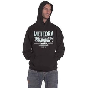 Rock Off officially licensed products Linkin Park Meteora Wall Art Hoodie, zwart.