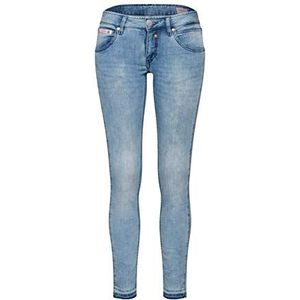 Herrlicher Dames Jeans Slim Touch Cropped Jogg Denim, blauw (Freshly 797)