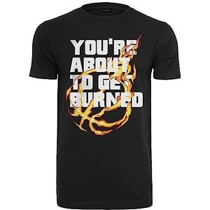 Mister Tee T-shirt pour homme You' re About to Get Burned, Noir, M