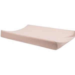 Jollein Jersey aankleedkussenhoes - Twinkling - Wild Pink - 50 x 70 cm - 100% katoen - Oeko-Tex gecertificeerd - Aankleedkussen hoes
