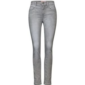 STREET ONE A377260 dames slim jeans top lichtgrijs willekeurig gewassen 27 EU lichtgrijs willekeurig 27, Lichtgrijs willekeurig