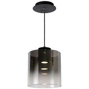 LUCIDE 74402/20/65 hanglamp, aluminium, GU10, 5 W, rook, zwart