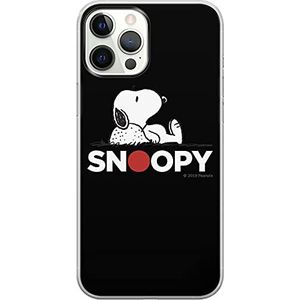 Beschermhoes voor smartphone iPhone 12 Pro Max origineel en officieel gelicentieerd product Snoopy, optimale vorm van de smartphone, schokbestendig.