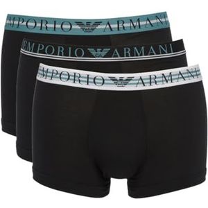 Emporio Armani Emporio Armani Men's 3 stuks gemengde gebreide band voor heren, zwart/zwart/zwart