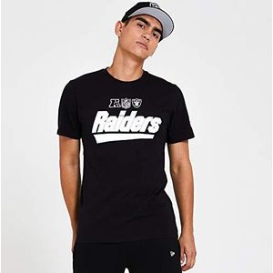 New Era Las Vegas Raiders T-shirt NFL Wordmark T-shirt, zwart.