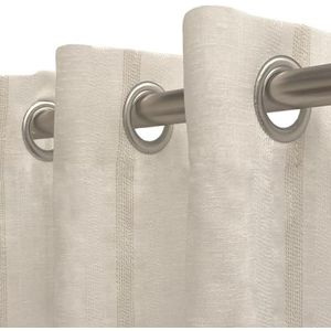 Alexandra House Living Gordijn Rebeca beige 400 x 270 x 1 cm transparant