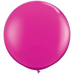 Folat Ballon Magenta XL 90 cm roze 19240