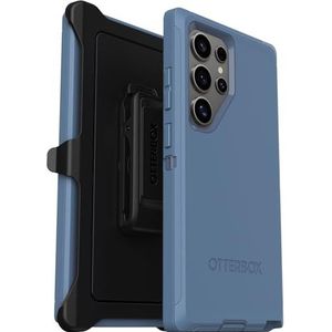 OtterBox Defender Beschermhoes voor Samsung Galaxy S24 Ultra, schokbestendig, valbescherming, extreem robuust, beschermhoes, ondersteunt 5 x meer vallen dan militaire standaard, blauw