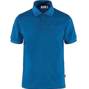 Polo Fjallraven Men Crowley Pique Shirt Alpine Blue