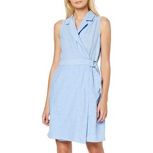 Koton dames partyjurk met kraag, Blauw (610)