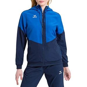 Erima Tracktop Squad presentatiejas voor dames, Nieuw koningsblauw/nieuw marineblauw