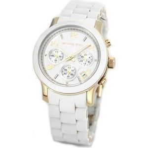 Michael Kors Analoog MK5145, wit, Wit.