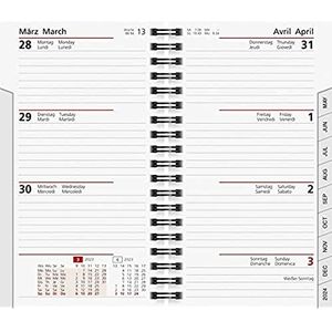 rido/idé Weekkalender, vervanging, model timer 2023, bladgrootte 8,7 x 15,3 cm, wit