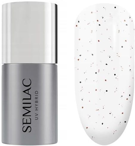 Semilac UV nagellak Hybrid T24 Top Terrazzo 7 ml