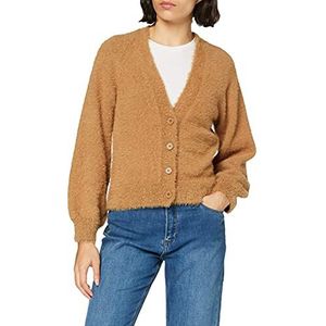 Mexx Elegante cardigan trui voor dames, Indian Tan