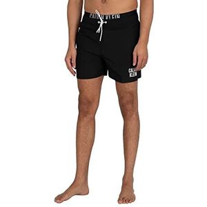 Calvin Klein Zwemshort voor heren, medium dubbel, Wb-Notre met mesh-voering, Pvh zwart, XL, Pvh zwart