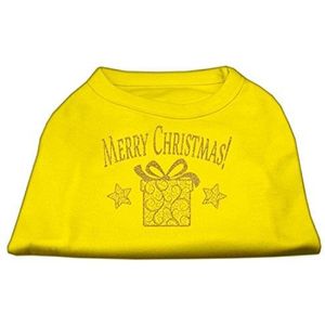 Mirage Pet Products Golden Christmas Present hondenhemd, maat S, geel
