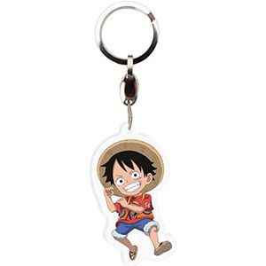 ABYstyle - One Piece: Red Acryl Sleutelhanger Luffy, meerkleurig, één maat, meerkleurig, één maat, kleurrijk, één maat, Kleurrijk
