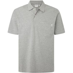 Pepe Jeans Polo Holden pour homme, Gris chiné, S