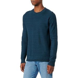 s.Oliver Gebreide trui voor heren, Blauw/Groen