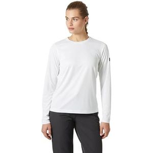 Helly Hansen W HH Tech Crew LS 2.0 Femme Blanc Taille M