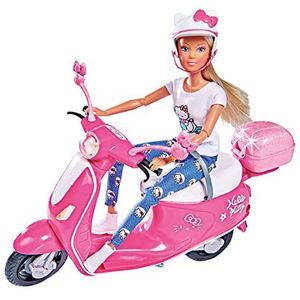 Simba - Hello Kitty – Steffi Love Scooter – pop 29 cm + helm – 109283024