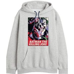 The Joker Mebatmbsw036 Sweatshirt met capuchon voor heren, Grijs Melange