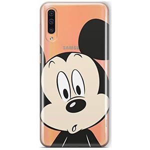 Origineel & gelicentieerd product Disney Minnie i Mickey Case voor Samsung A50/A50s/A30s perfect aangepast aan de vorm van de smartphone, siliconen hoes, gedeeltelijk transparant