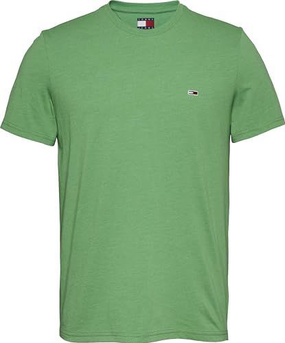 Tommy Jeans Tjm Xslim Jaspe 2.0 Tee Ext Dm0dm20363 T-shirt S/S heren, Groen (Coastal Green Htr), XL