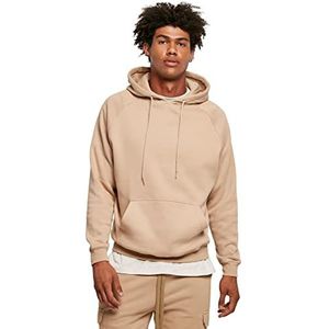 Urban Classics Maagd Hoodie Sweatshirt met capuchon voor heren, Beige Unie