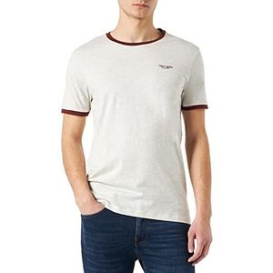 Teddy Smith - The-Tee MC - T-shirt voor heren - casual, wit, ivoorkleurig China