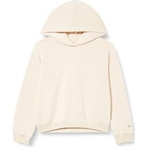 Champion Eco Future Spring Terry Boxy Hoodie voor meisjes en meisjes, crèmegeel, 3-4 jaar, crèmegeel